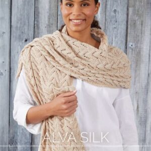 Schachenmayr Booklet- ALVA SILK/ 4 DESIGNS STRICKANLEITUNG